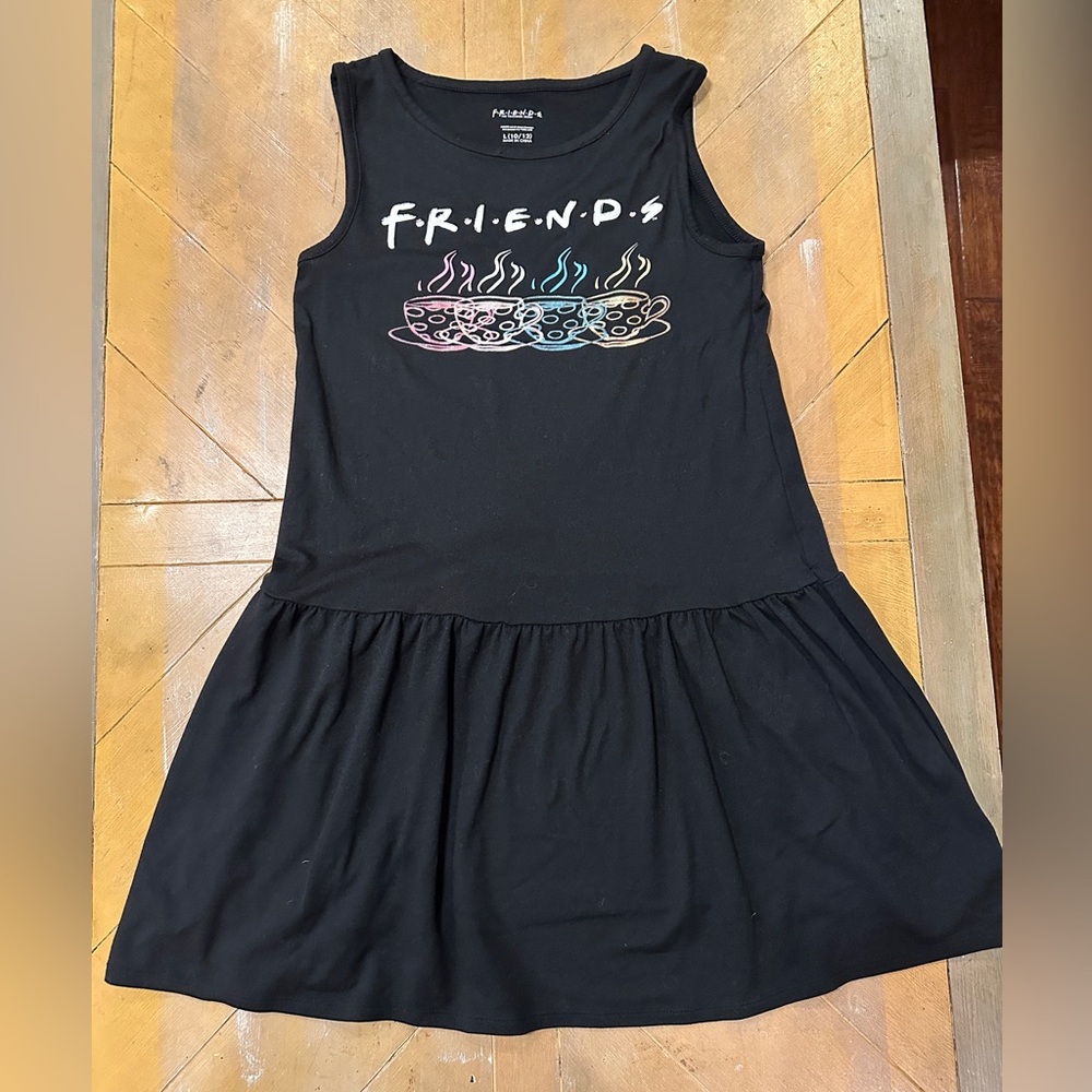 Friends Dress, Toddler Girl's Large, Black, Sleeveless, F.R.I.E.N.D.S. TV Series